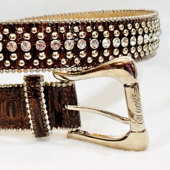 Guess Faux Leather Western Style Belt - XL - Picture 4 of 13